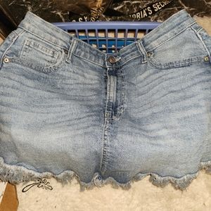 Blue jean mini skirt. By Celebrity Pink. Brand new.size 13